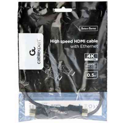 Кабель мультимедийный HDMI M to HDMI M 0.5m V1.4 Cablexpert (CC-HDMI4L-0.5M) Винница