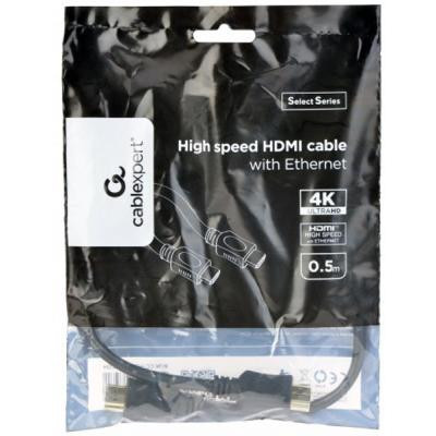 Кабель мультимедийный HDMI M to HDMI M 0.5m V1.4 Cablexpert (CC-HDMI4L-0.5M) Винница - изображение 3