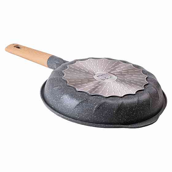 Алюмінієва сковорода 2,2 л, мармурове антипригарне покриття Ø 26 см, сірий MGC HP-4-424G Коломия