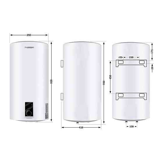 Водонагреватель электрический Thermo Alliance 80 л SLIM вертикальный, сухой ТЭН 2,0 кВт D80V20J(D)2-K Киев