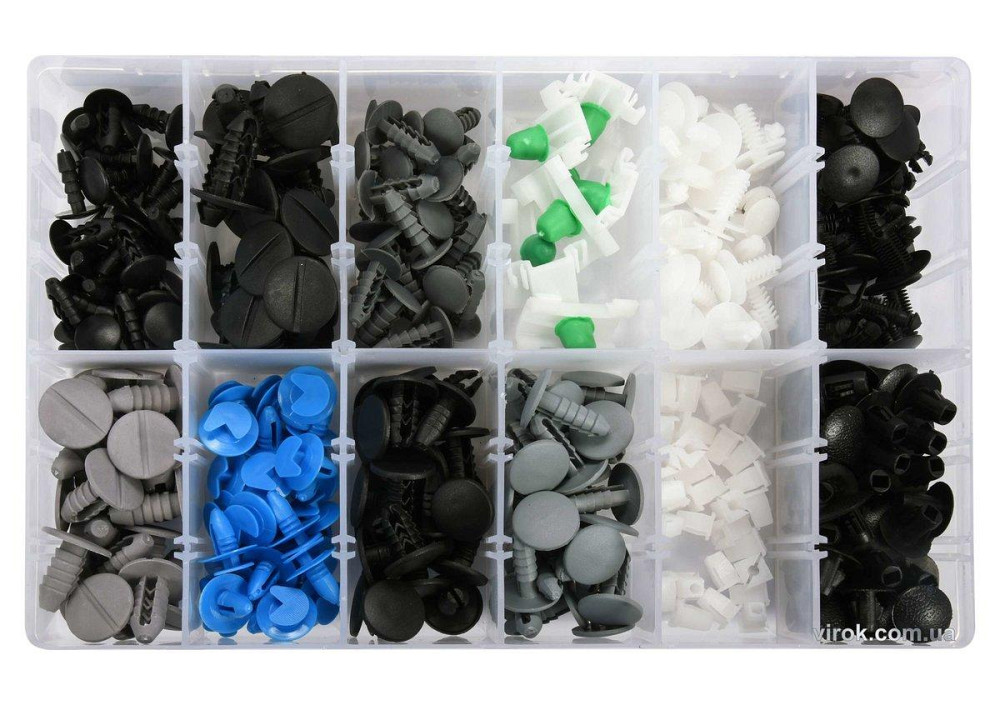 Шпинки для автосалоної обшивки FIAT YATO, різні, 12 типорозмірів, 308 шт. [20] Одеса - фото 1