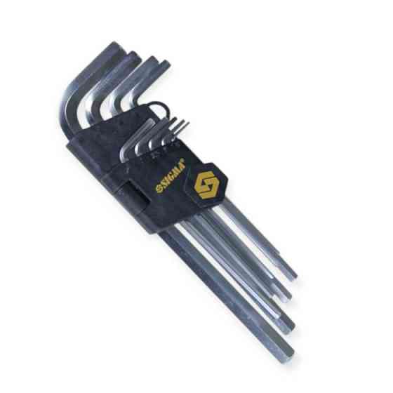 Набор ключей шестигранных средних HEX 1,5-10 мм, 9 шт. Мукачево