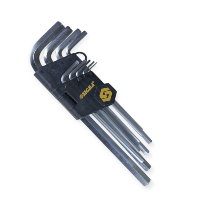 Набір ключів шестигранних середніх HEX 1,5-10 мм, 9 шт. Мукачево - фото 1