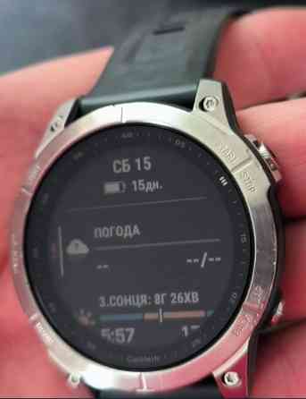 Топовий Смарт -Часы Garmin Fenix 7 Silver Киев