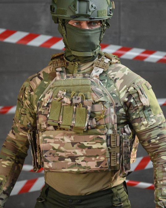 Плитоноска Мультикам зі швидким скиданням. MOLLE 11 підсумків ВТ76599 Одеса - фото 2