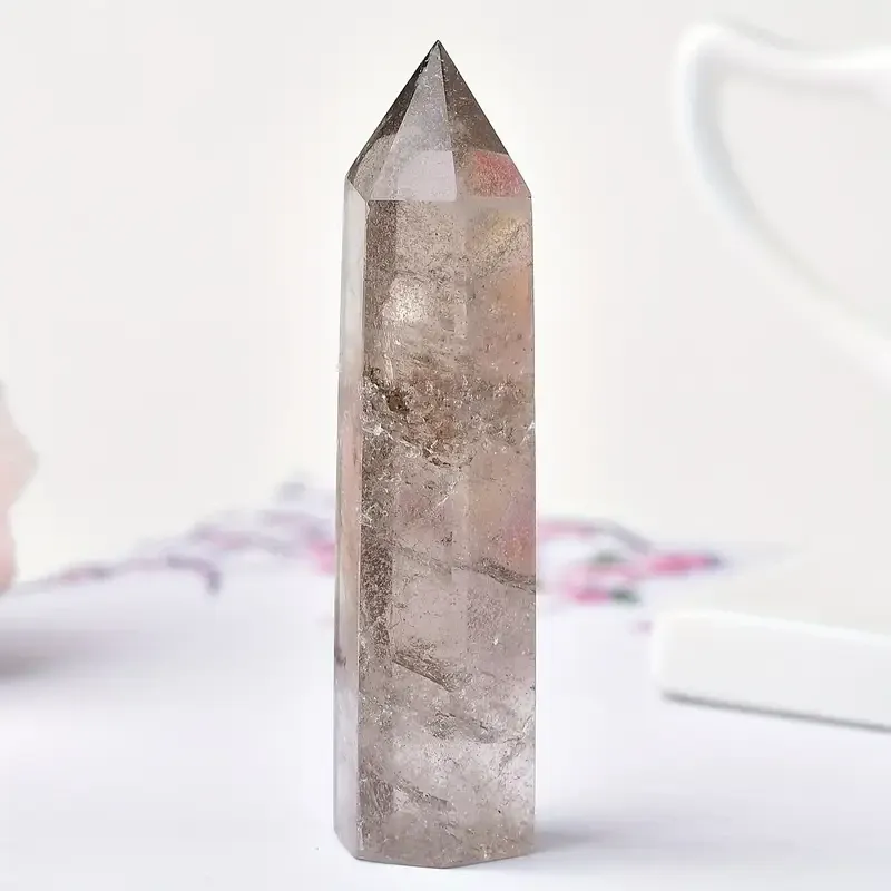 Обелиск из дымчатого кварца 7 см — кристалл для энергии, медитации и декора Киев - изображение 1