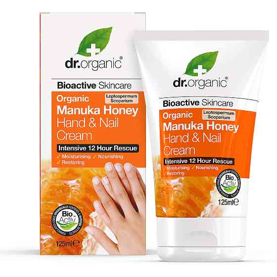Крем для рук і нігтів з медом Манука Dr.Organic 125 мл Вінниця