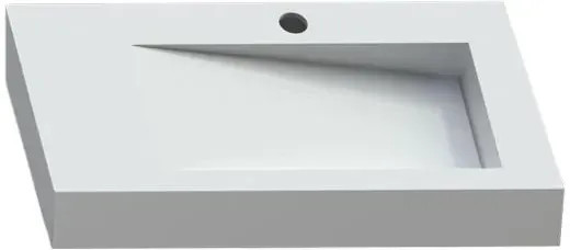 Раковина  Cristalstone Linea Ideal 90x45 prawa U900MBPOLB Киев - изображение 1