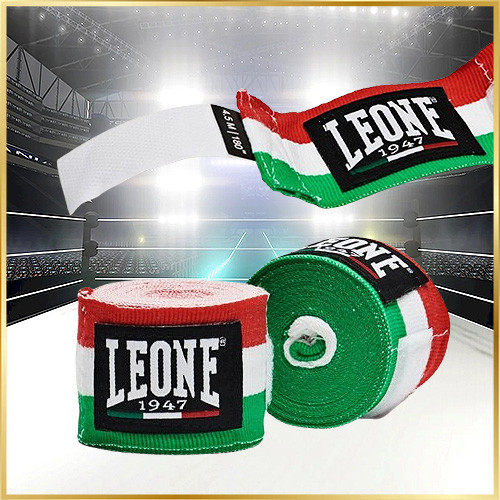 Боксерские бинты Leone Italy 4,5м профессиональные спортивные бинты для бокса, черные Киев - изображение 1