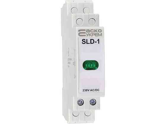 Модульний сигнальний індикатор 230V AC/DC SLD-1 зелений ТМ АСКО Київ