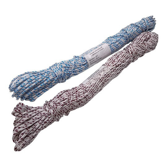 Шнур плетёный с наполнителем ШП, 2,5мм, 20метров (разные цвета) Днепр - изображение 2