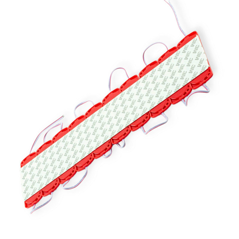 Модуль 12V Червоний 12 SMD 2835 MD 060 Long Lens (10шт) світлодіодний Мукачево - фото 1