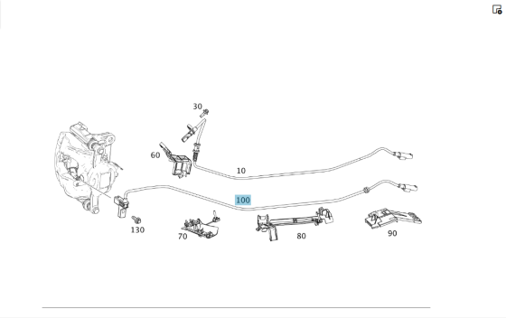 Mercedes-Benz  A2465408213 Провід на датчик зносу гальмівних колодок CLA Shooting Brake X117 CLA C117 GLA X156 A-class W176 B-class W242 B-class W246 Одесса
