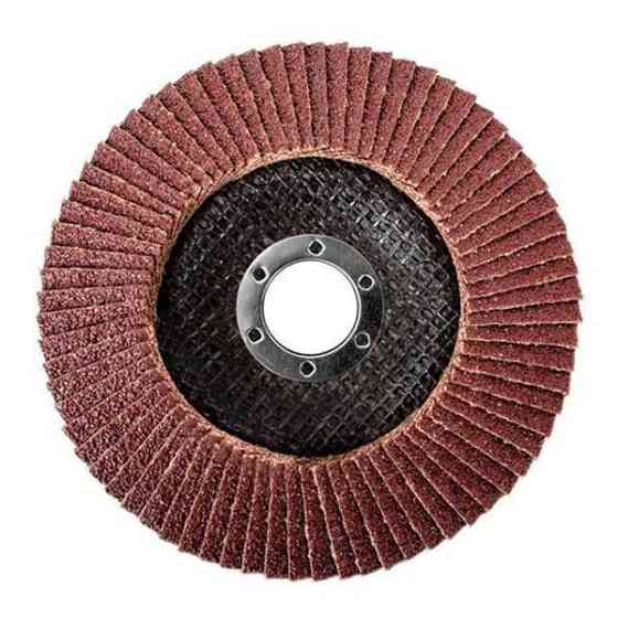 Диск шлифовальный лепестковый Т27 зерно 80, 125*22мм Харьков