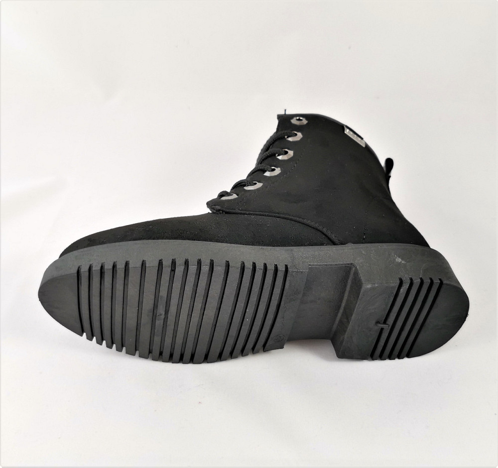 Зимові Черевики Черні Напівчоботи на хутрі Блискавки (розміри: 36) ВідеоОбзор — 820 Дніпро - фото 7