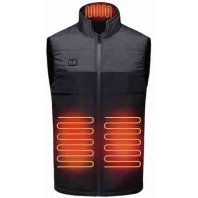 Жилет с подогревом Thermalli Chatel чорний/сірий M (10100505-01M) Винница