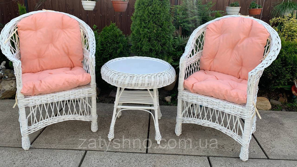 Набір меблів із лози Київ - фото 1