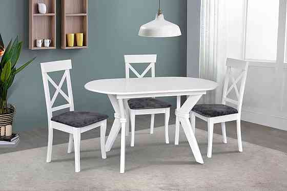 Стіл обідній Брайтон (1290+340)*810, білий Київ