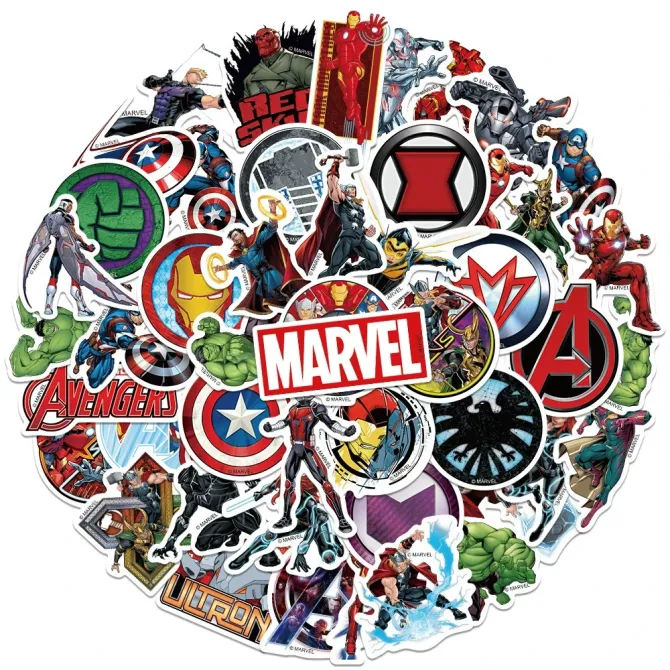 Набір вінілових наклейок Marvel Супергерої DSN-010 Запоріжжя - фото 3