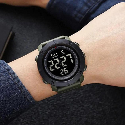 Годинники наручні SKMEI 2122AGBK, ARMY GREEN-BLACK, 10319 Дніпро - фото 2