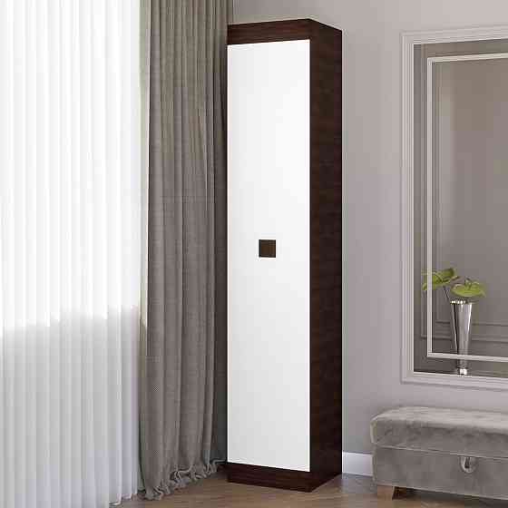 Шафа-пенал закрита Еверест Соната венге темний + білий (DTM-2277) Львів