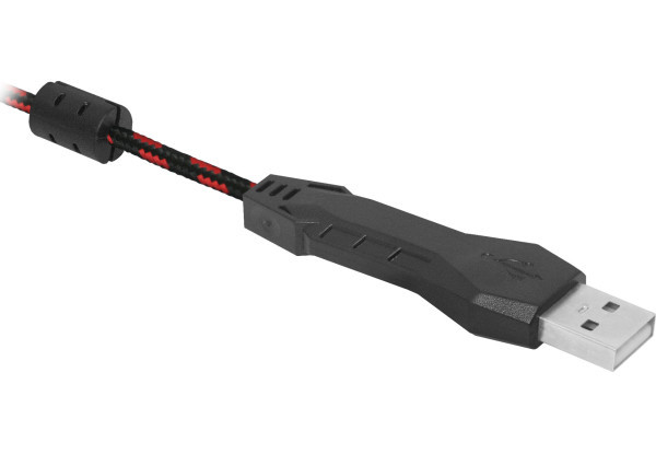 Гарнітура Defender Warhead G-450 Red-Black (64146) (6358195) Київ - фото 7