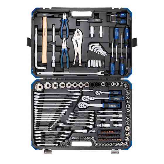 Набір інструментів, 1/2", 3/8", 1/4" (142 + 6 предметів) SCHEPPACH SCH-41421-5 GOLD Одеса