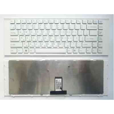 Клавиатура ноутбука Sony VPC-EG Series белая с белой рамкой RU (A43254) Винница