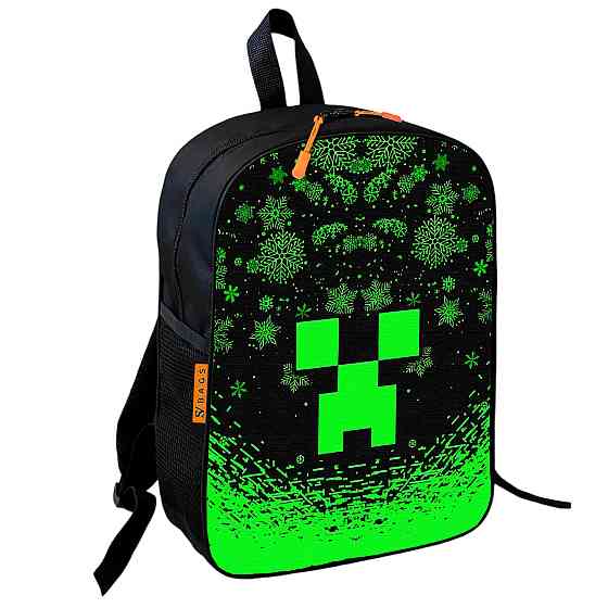 Набір дитячий Майнкрафт Кріпер "Minecraft" рюкзак 36х27см сумка-бананка, кружка з принтом для хлопчика (01559) Київ