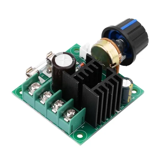 ШИМ регулятор скорости двигателя DC 12-40В 10А 13КГц PWM, контроль оборотов мотора Киев