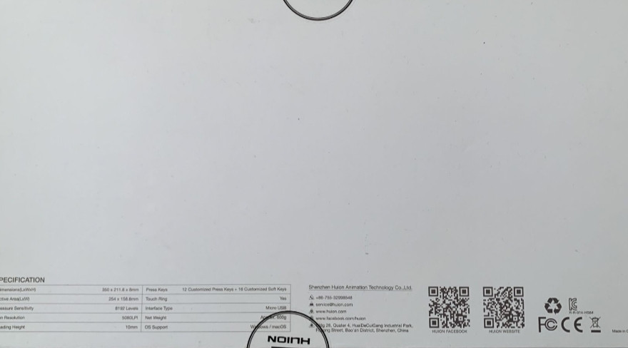 Планшет Графічний Huion HS610 Київ - фото 1