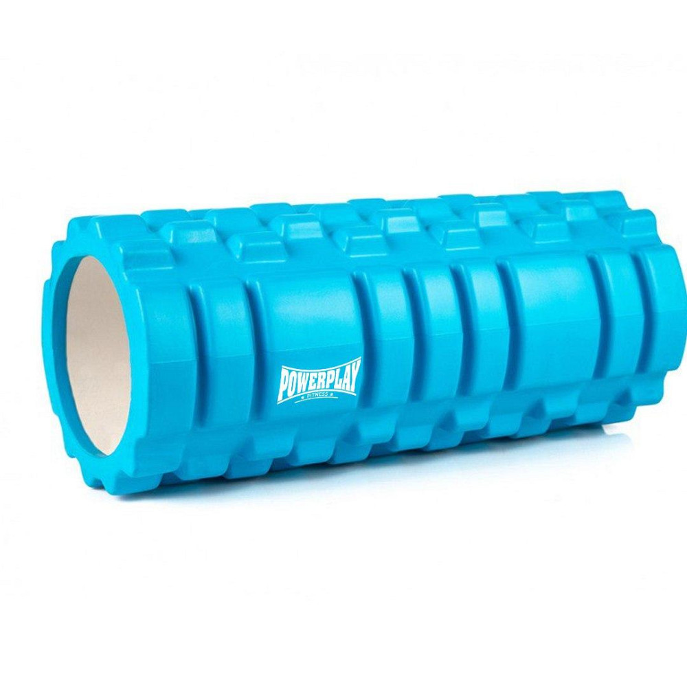 Масажний ролик (роллер) PowerPlay 4025 Massage Roller Синій (33x14см.) Кам'янське - фото 1