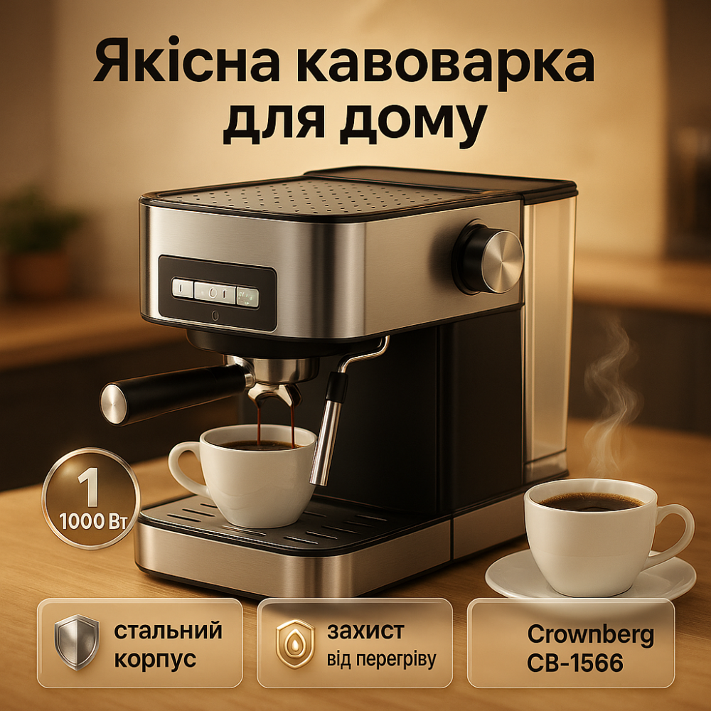 Кофеварка для кофе эспрессо, Домашняя кофеварка для семьи варки кофе JZ-66 Львов - изображение 2