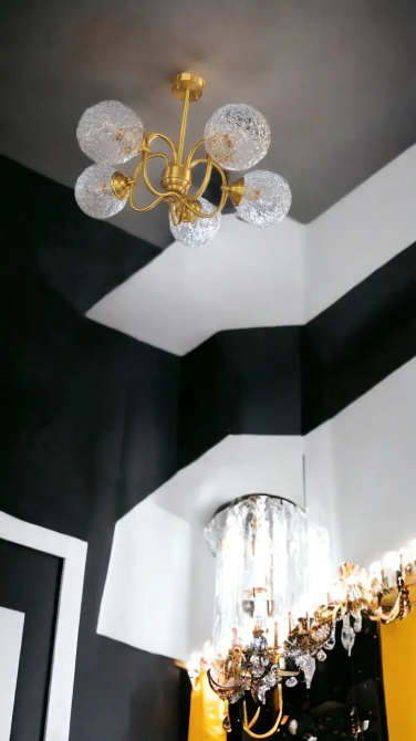 Світлодіодна люстра Дзвін 5011 (Золота) на 5 плафонів Вінниця - фото 3