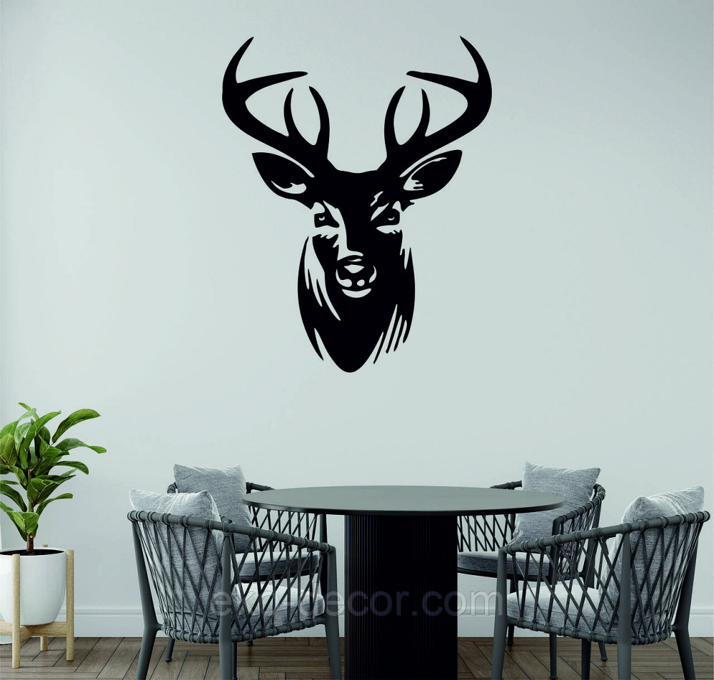 Декоративное настенное Панно «Олень», Декор на стену 90*71 см Киев - изображение 1