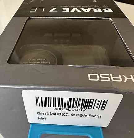 Екшн-камера нова запакована з Європи AKASO BRAVE 7 LE,4K/30 кадрів в секунду 20-мегапіксельна підводна Київ