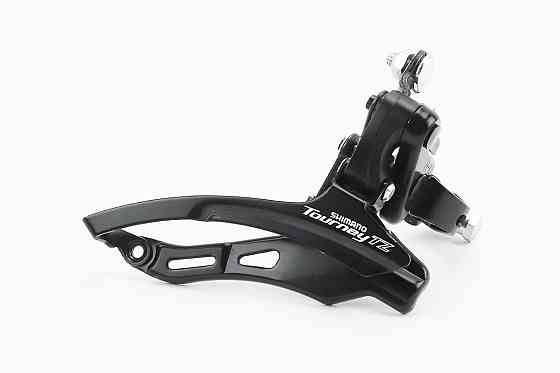 Перемикач ланцюга передній з нижньою тягою, кріпл. 28,6мм, під зірку 42T, чорний FD-TZ 500 Київ