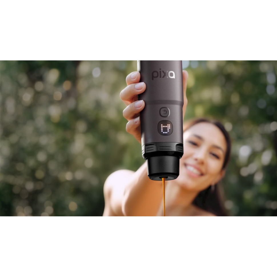 Портативна електрична еспресо-кавоварка Wacaco Pixapresso для меленої кави та капсул, темний бурґунд Киев - изображение 20