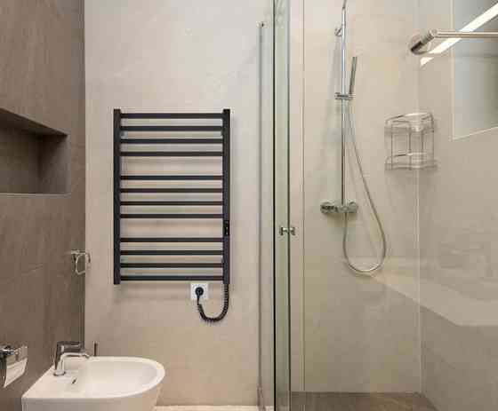 Електрична рушникосушка HF London 770х530 TR K чорна матова Київ