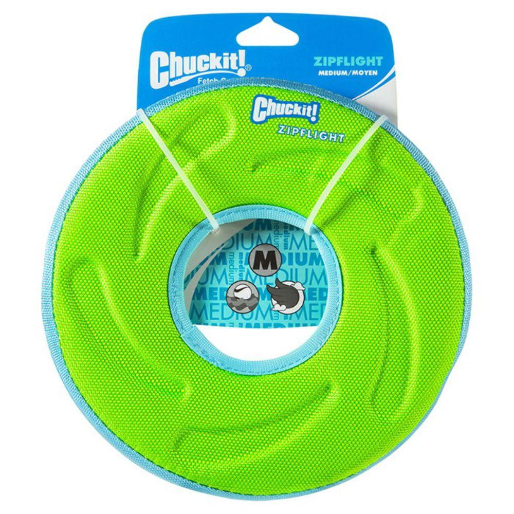 Игрушка летающий диск Chuсkit! Zipflight для собак, размер М (зеленый) Винница - изображение 1