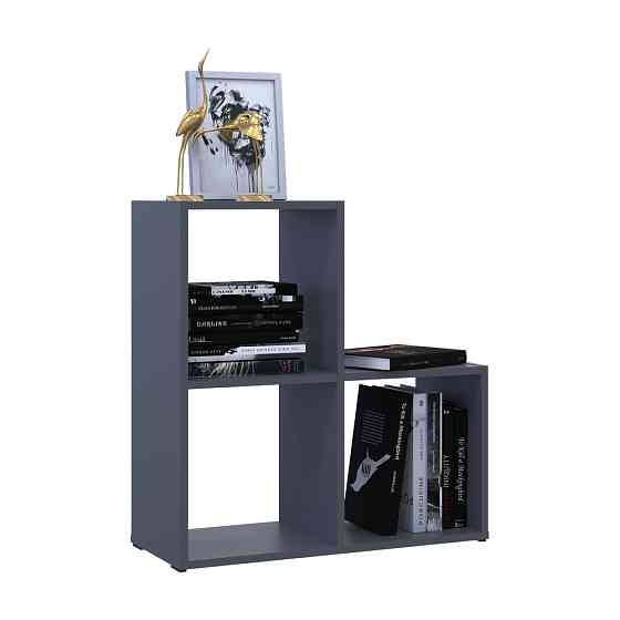 Стелаж Doros Степ 2х2 Графіт відкритий 69х28.8х71.4 (41516157) Дніпро