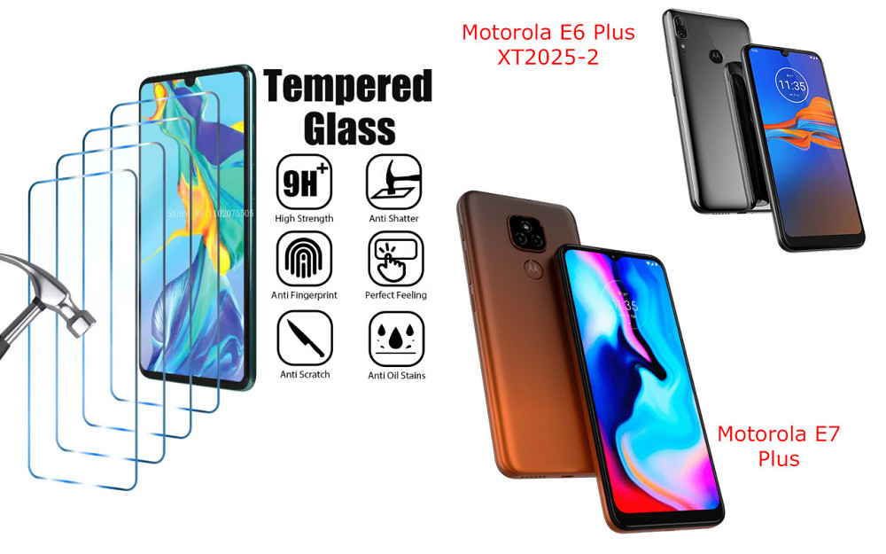 Захисне скло ArmorGlass для Motorola E6 Plus XT2025-2, Motorola E7 Plus – стійке до подряпин та ударів Київ - фото 1