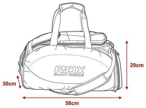 Спортивна сумка-рюкзак RDX Gear Bag червона 45 літрів Київ