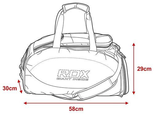 Спортивна сумка-рюкзак RDX Gear Bag червона 45 літрів Київ - фото 6