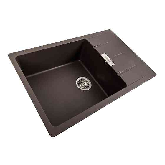 PLATINUM Гранітна мийка для кухні Platinum 7850 ROMA матова Темна скеля Київ