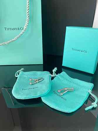 Тиффани серьги Hardwear / Tiffany серьги напыление серебро / упакована в мешочек Tiffany Одесса
