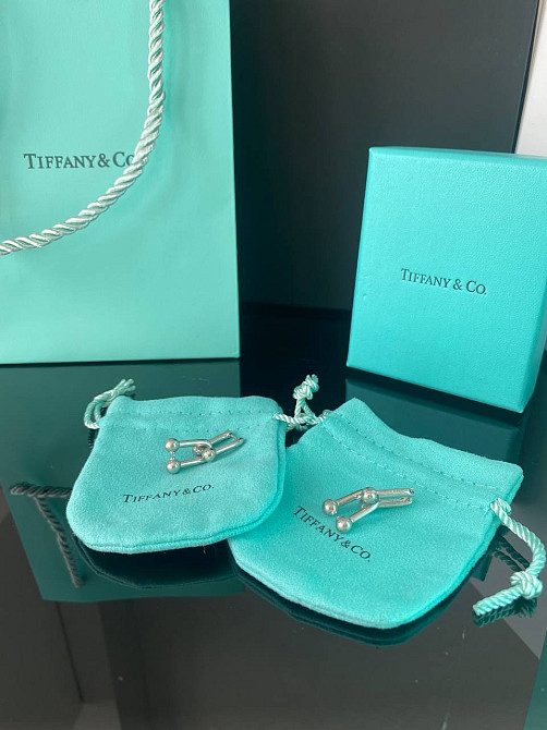 Тиффани серьги Hardwear / Tiffany серьги напыление серебро / упакована в мешочек Tiffany Одесса - изображение 3