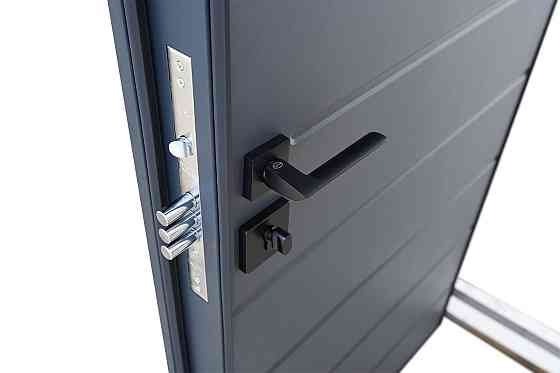 Вхідні двері Abwehr Defender Solid 0/RAL 7021Т + Антрацит 860*2050 мм Вхідні двері для приватного будинку Київ