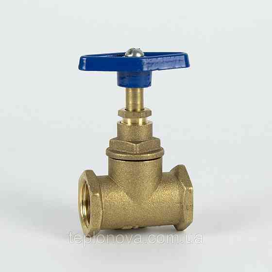 Кран ХВ вентильный прямой латунный 1/2″ВР х 1/2″ВР литейный Б1111А VA Черновцы
