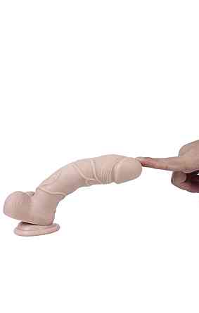 Фаллоимитатор - Beast Sexy silicone dildo цвет светлая кожа Sex Aura Киев